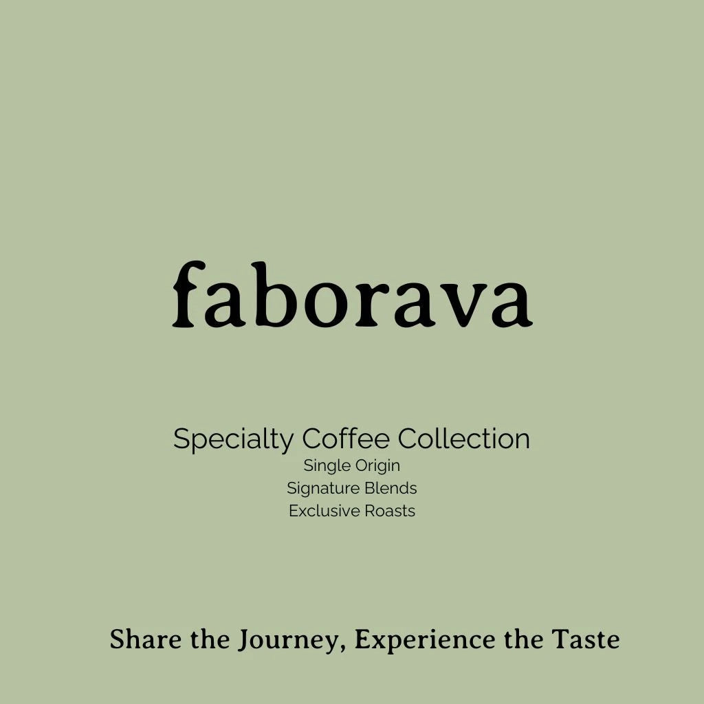 Faborava Coffee Label for Specialty Coffee Collection