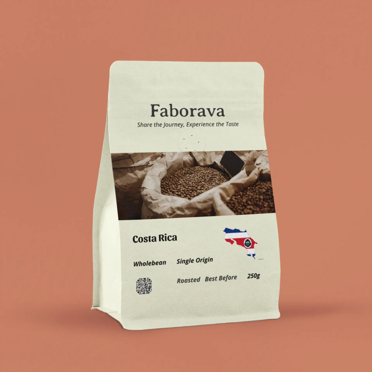 Costa Rican Coffee - Bright and Complex, Medium Roast - Faborava