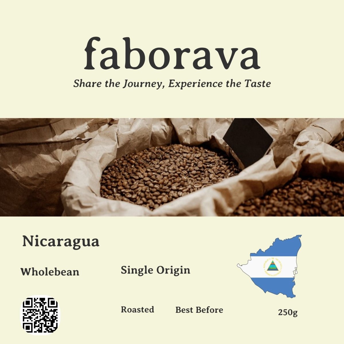 Nicaragua El Buey – Light, Medium Roast - Faborava